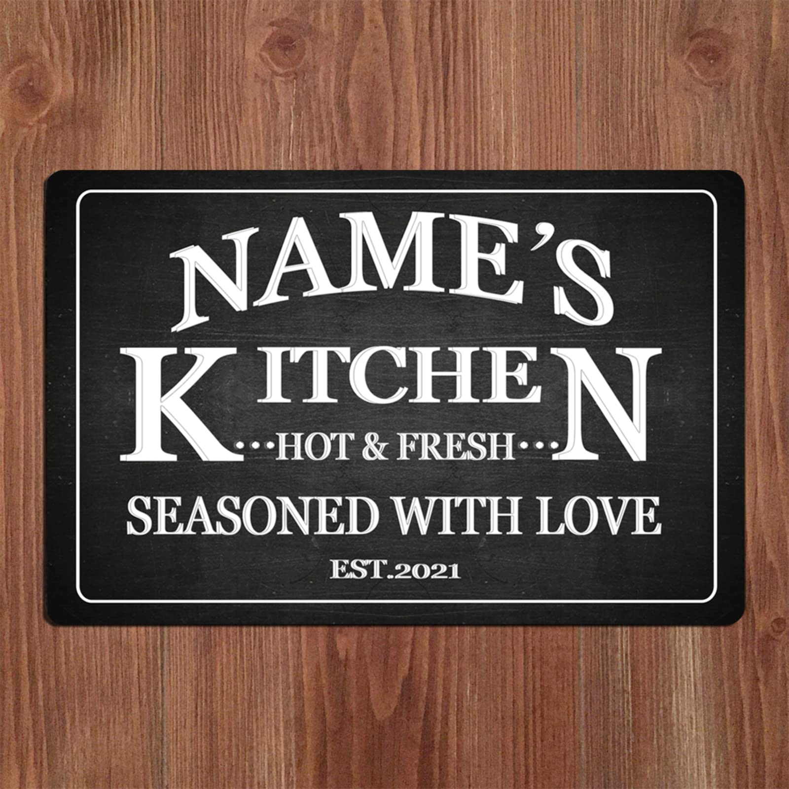 Amazon.com: Wall Decor Personalized Kitchen Sign Vintage Kitchen